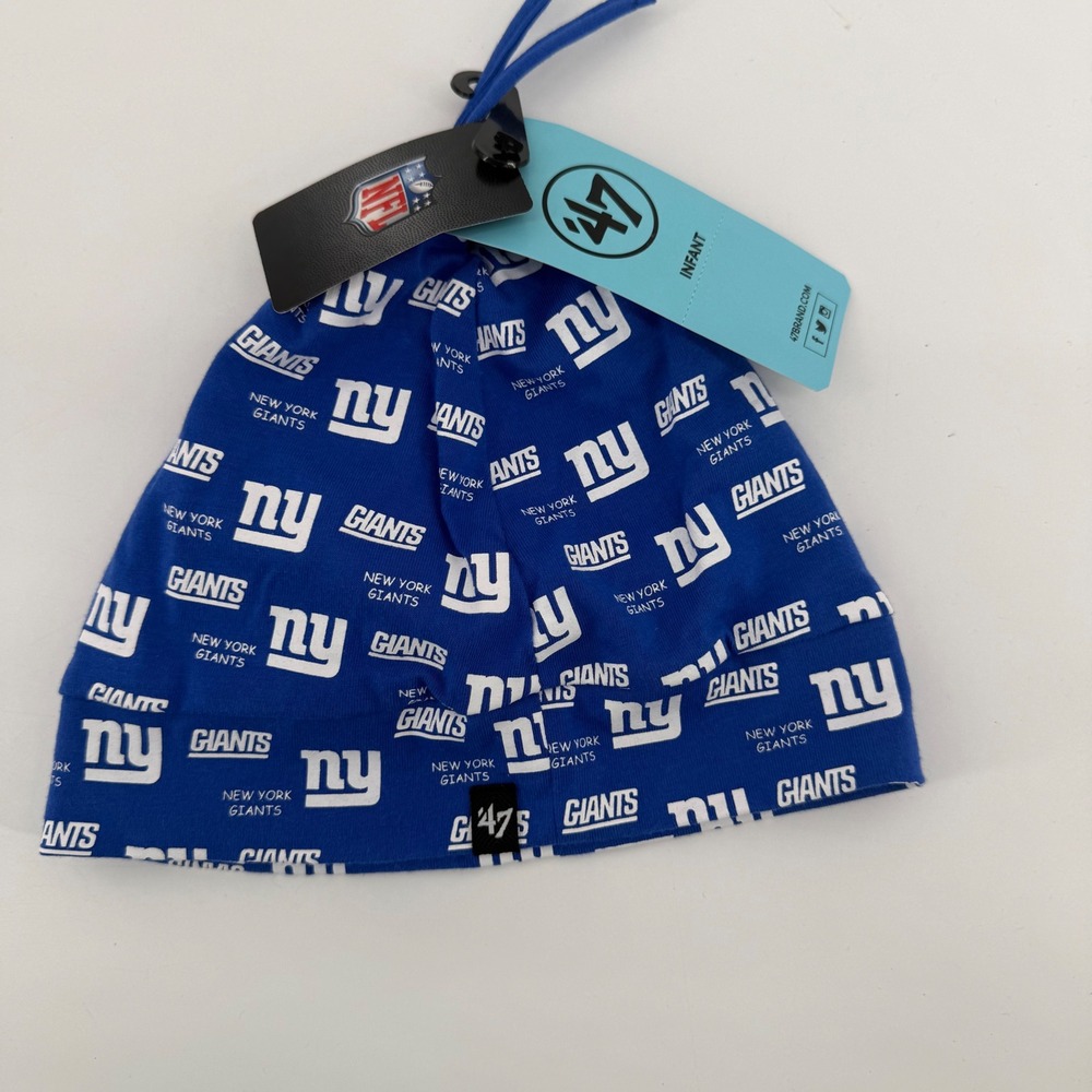 47 Brand New York Giants NFL Infant Baby Beanie Royal Blue F-BYBN21JZN-RY